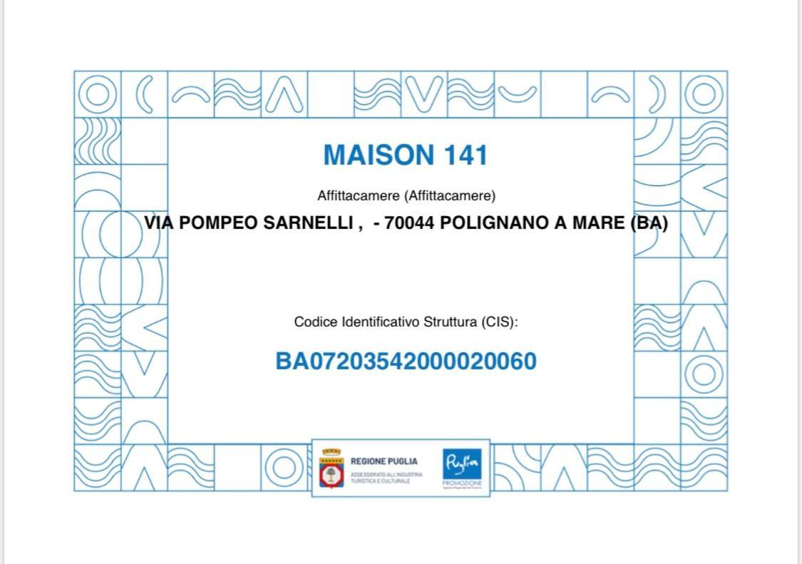 Maison 141 Polignano a Mare Kültér fotó